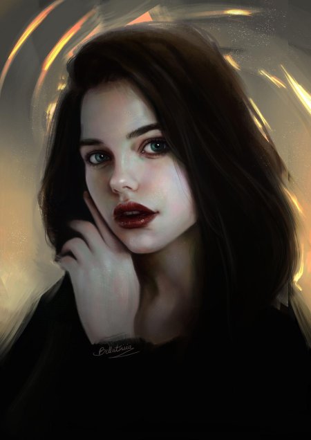 Черноволосые девушки