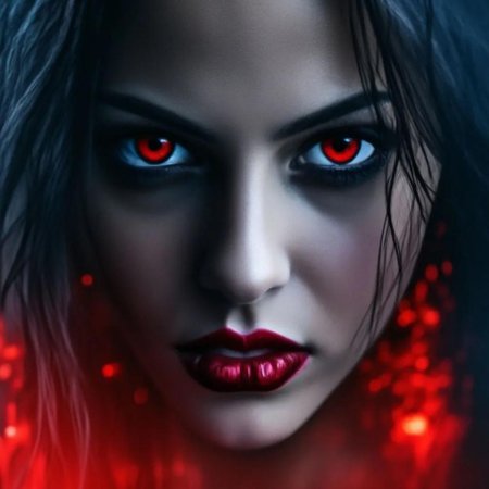 Девушка вампир