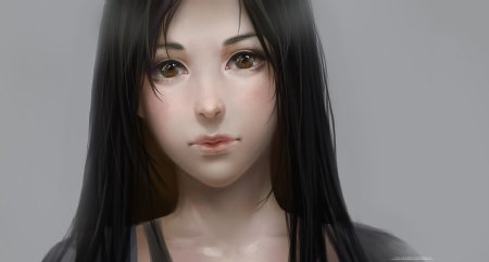 Темноволосая девушка