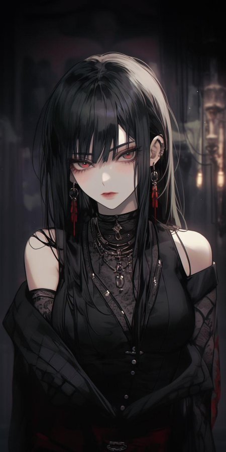 Аниме с черными волосами