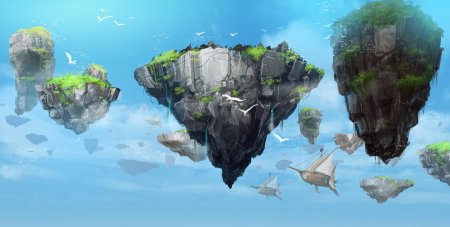 Геншин летающий остров