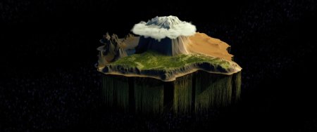 The floating island