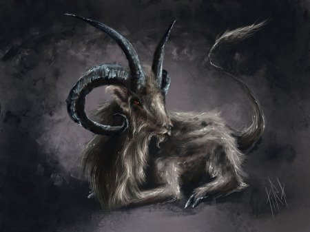 Дагдарион демон козерога