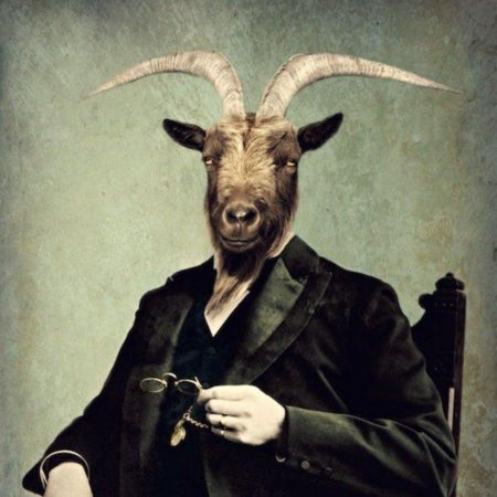 Человек с головой козла