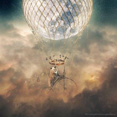 Воздушном шаре