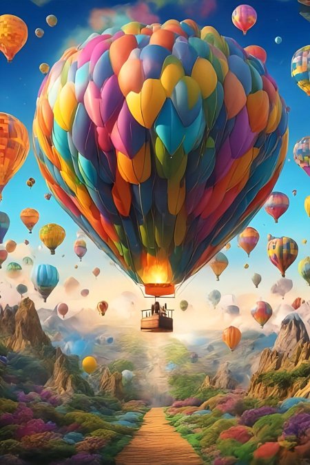 Воздушном шаре