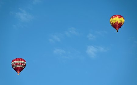 Воздушные шары в небе