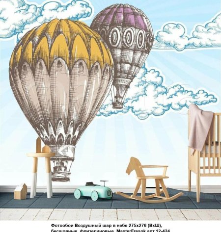 Фотообои с воздушными шарами
