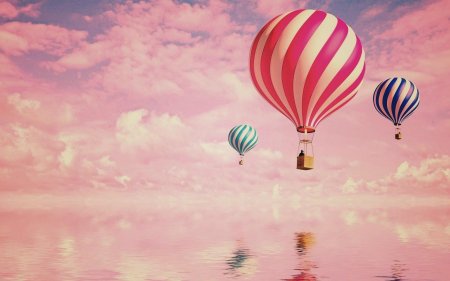 Воздушные шары в небе