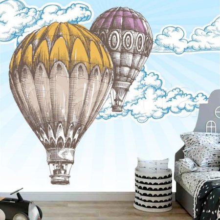 Фреска воздушный шар