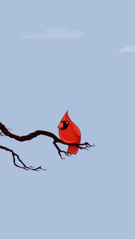 Птица минимализм