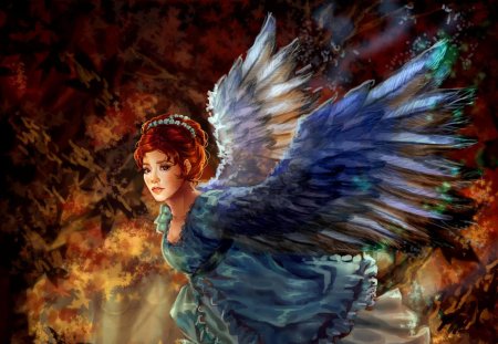 Девушка с крыльями