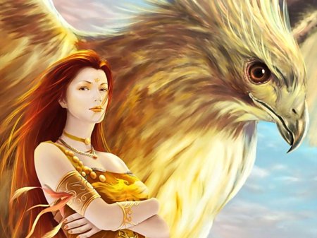 Финист ясный сокол арт фэнтези