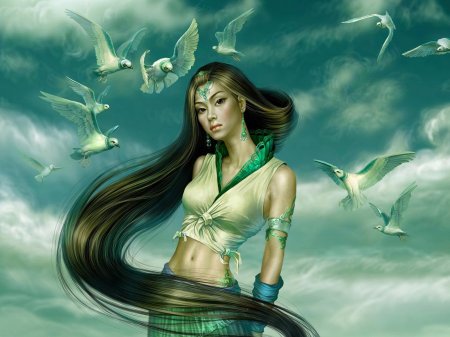 Девушка фэнтези