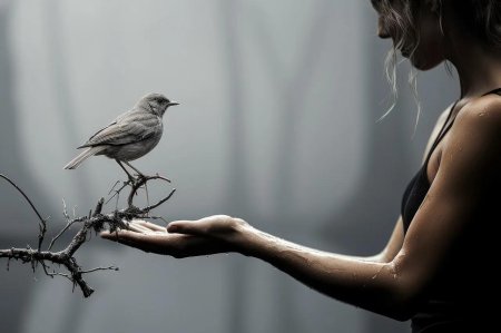 Девушка птица