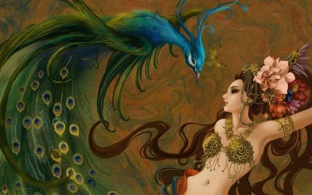 Гера с павлином
