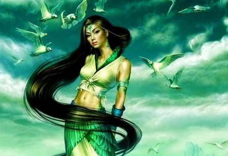 Девушка фэнтези