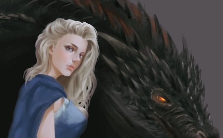 Дейенерис таргариен с драконами