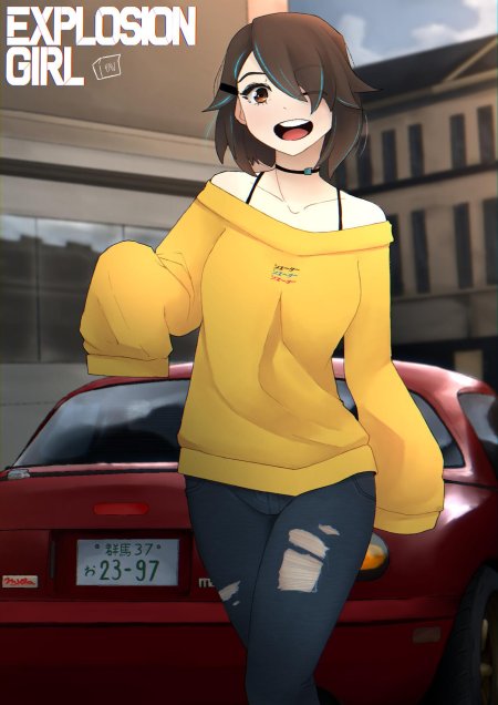 Explosion girl игра