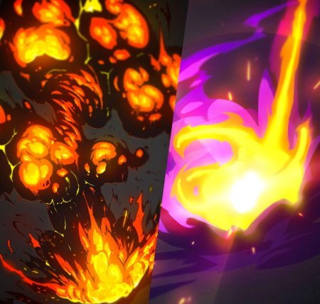 Взрыв огонь