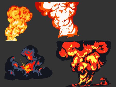 Sprite sheet взрыв