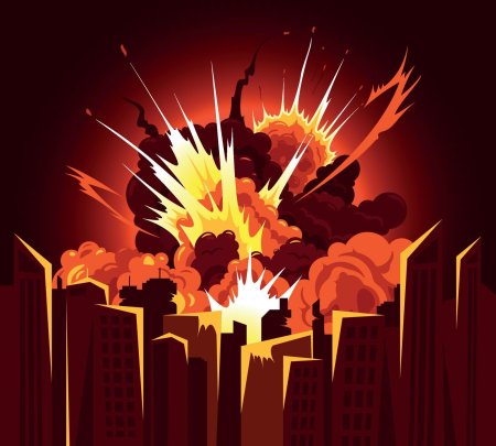 Взрыв мультяшный