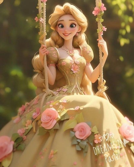 Диснеевские принцессы рапунцель