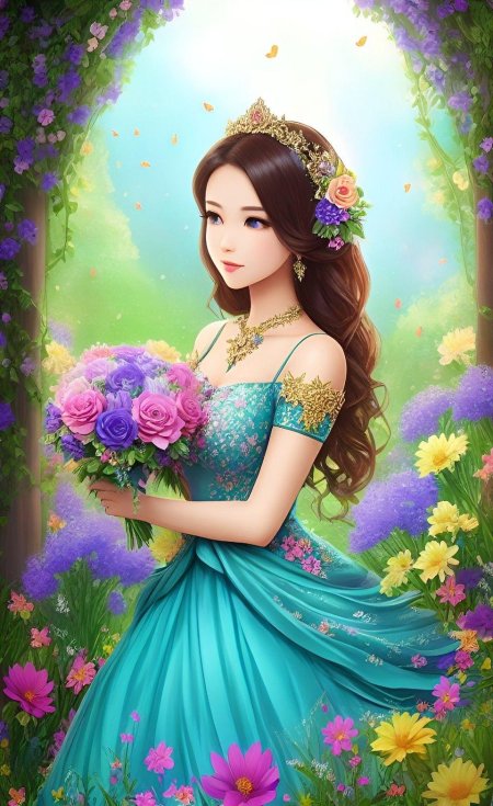 Принцесса красивая