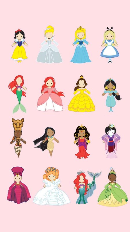 Диснеевские принцессы персонажи