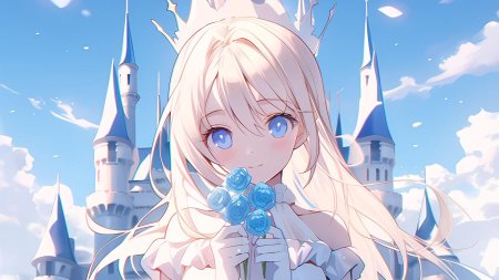 Аниме принцесса в замке