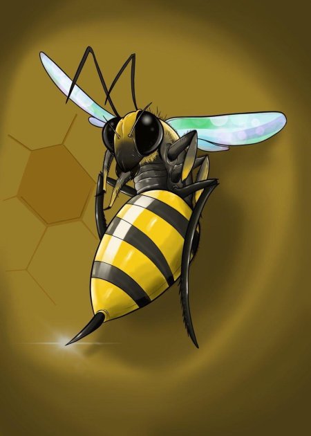 Пчела рисунки