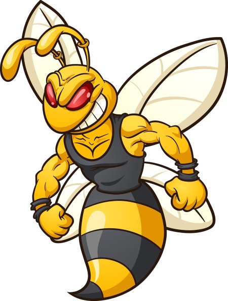 Шмель пчела оса шершень