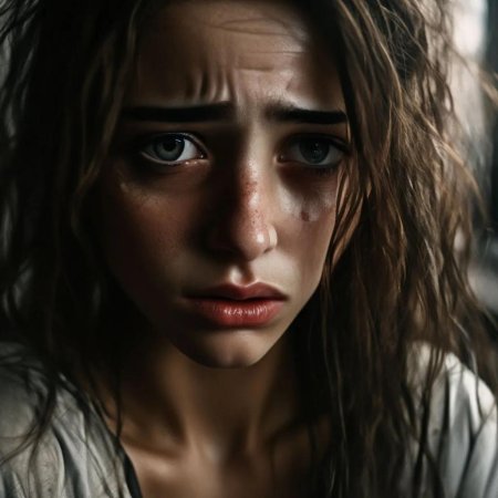 Плачет девушка