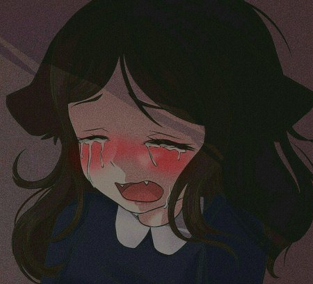 Плачущая девушка аниме