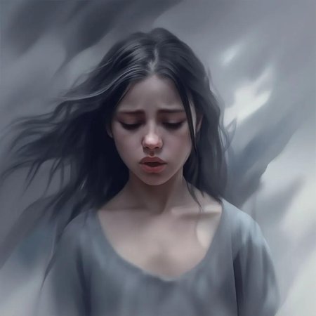 Плачущая девушка