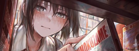 Аниме плачет девушка