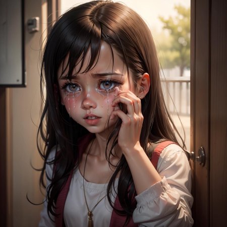 Плачущая девочка