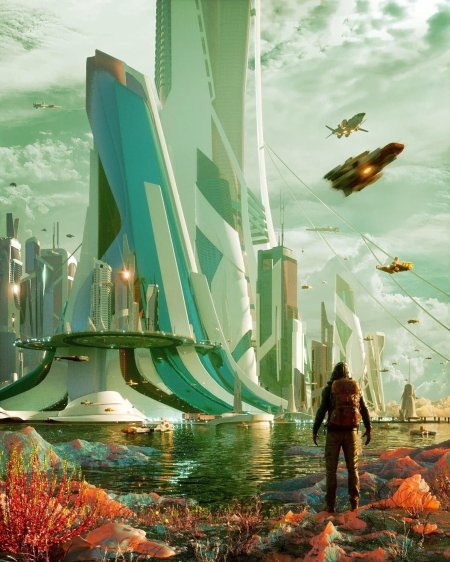 Картины города будущего роберта макколла