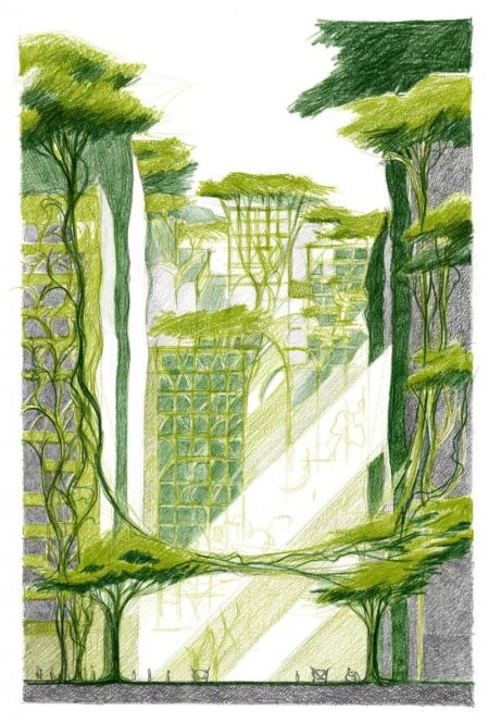 Архитектура будущего рисунки