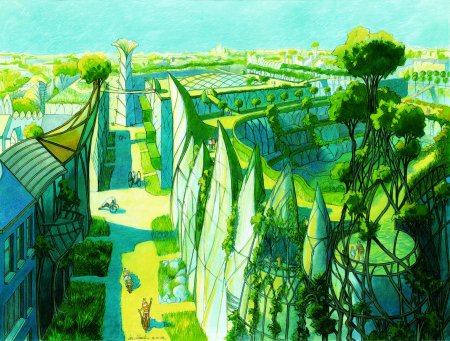 Соларпанк архитектура