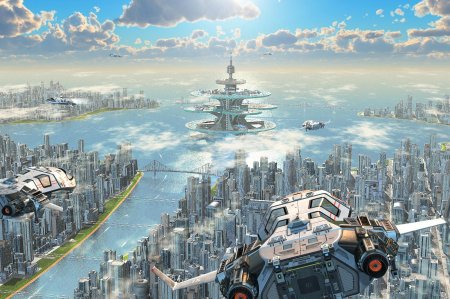 Фантастические города будущего