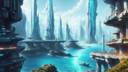 Подводные пейзажи фэнтези