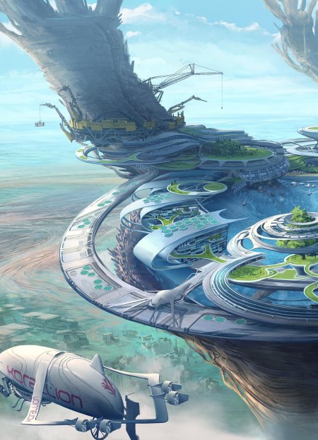 Экогород будущего концепт левиафан