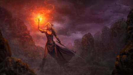 Девушка маг