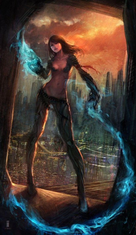 Фэнтези арт девушка