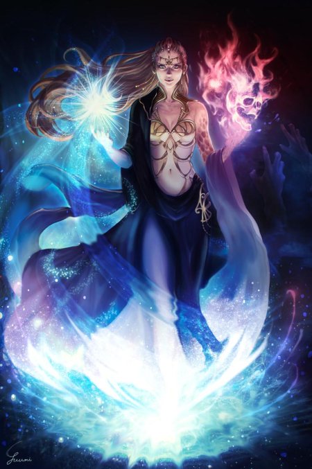 Девушка маг