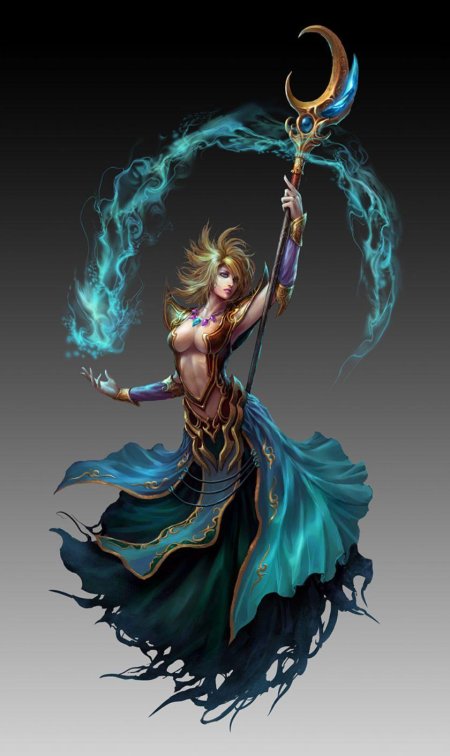 Девушка маг