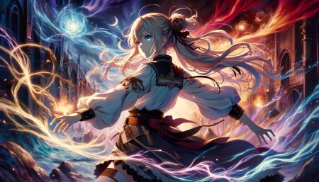 Аниме девушки маги