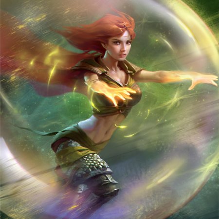 Девушка маг