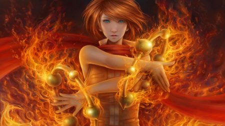 Огненная девушка